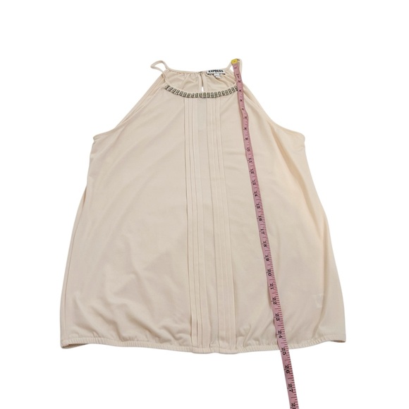 Express Factory Small Pink Halter Embellished Neckline Strapless Top - Picture 7 of 11